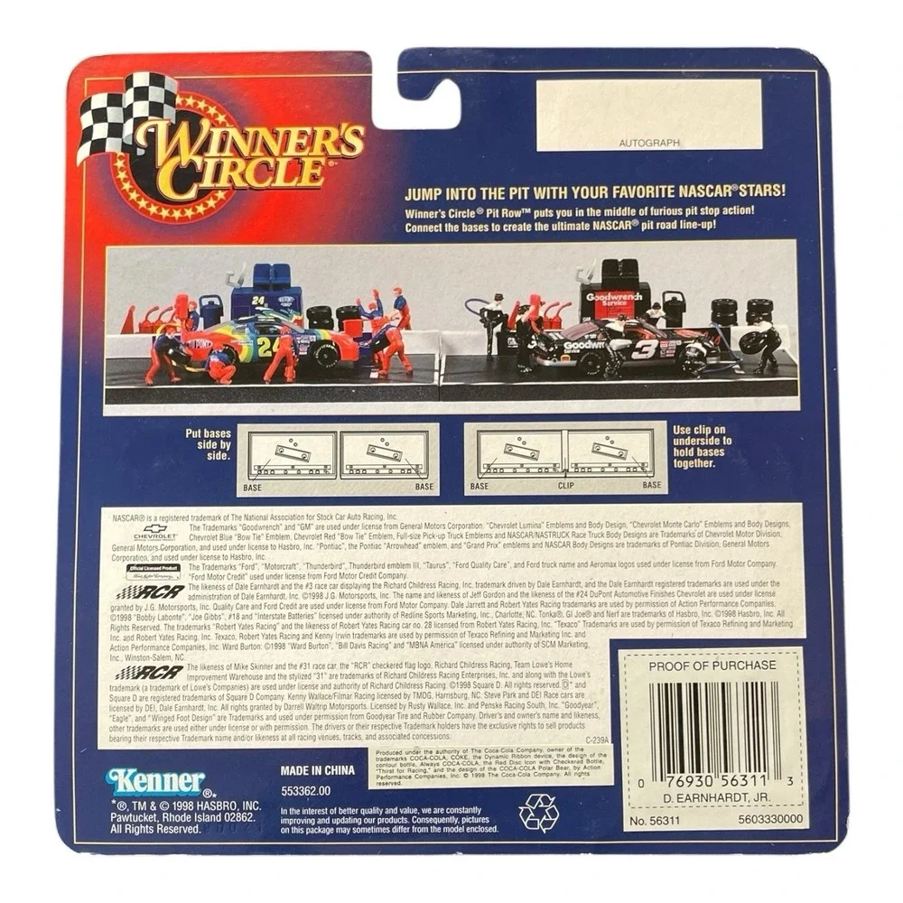 Dale Earnhardt Jr Coke Winner's Circle Pit Row Series 1:64 Scale Die‎ Cast